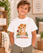 I Am Brave Unisex Kids Tee