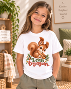 I Can Try Again Unisex Kids Tee