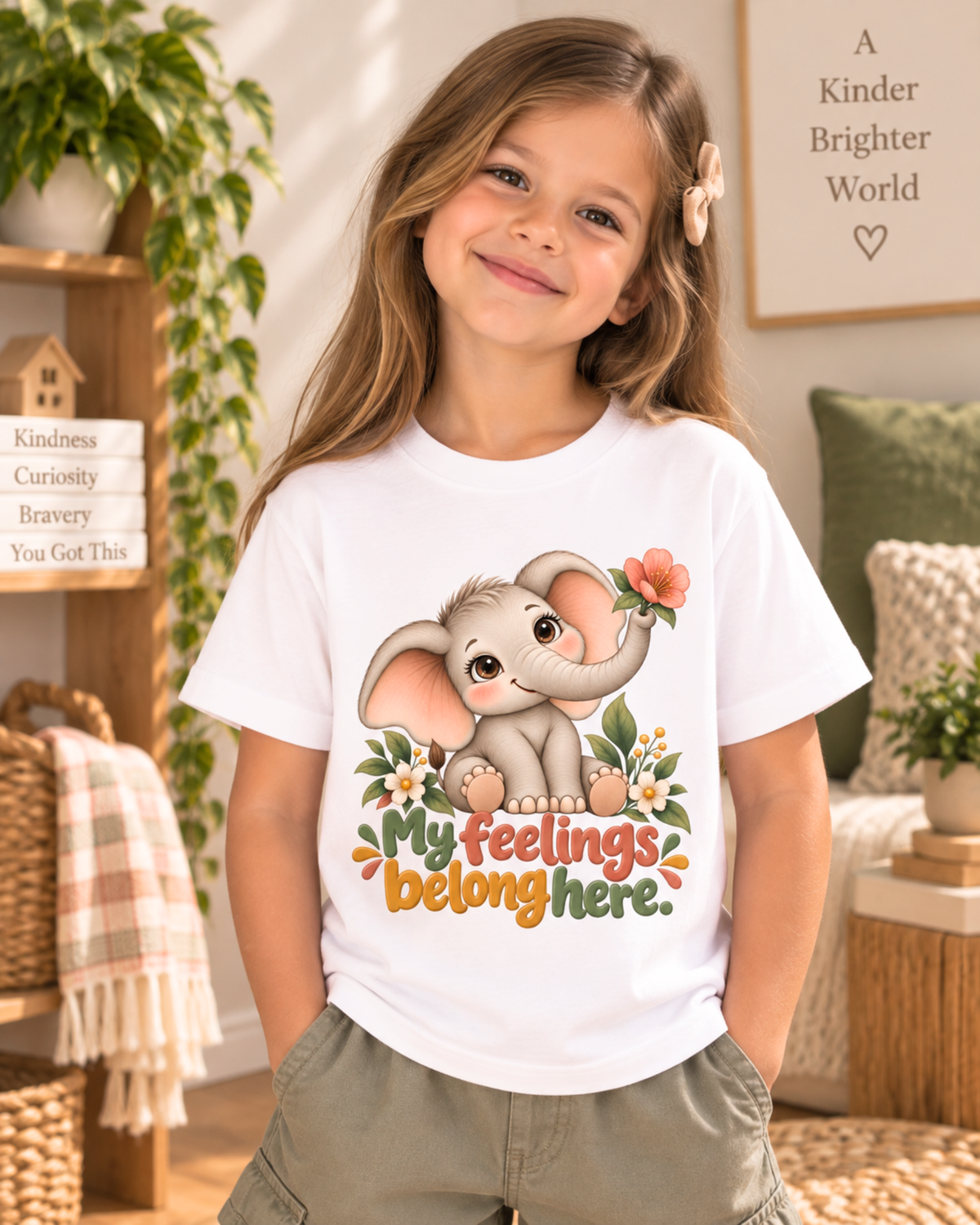 My Feelings Belong Here Unisex Kids Tee